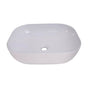 Barclay - Kendra 19-1/2''  Rect Above Counter Basin, White - White