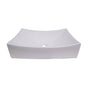 Barclay - Styx 510 Rectangular Above Counter Basin, White - White
