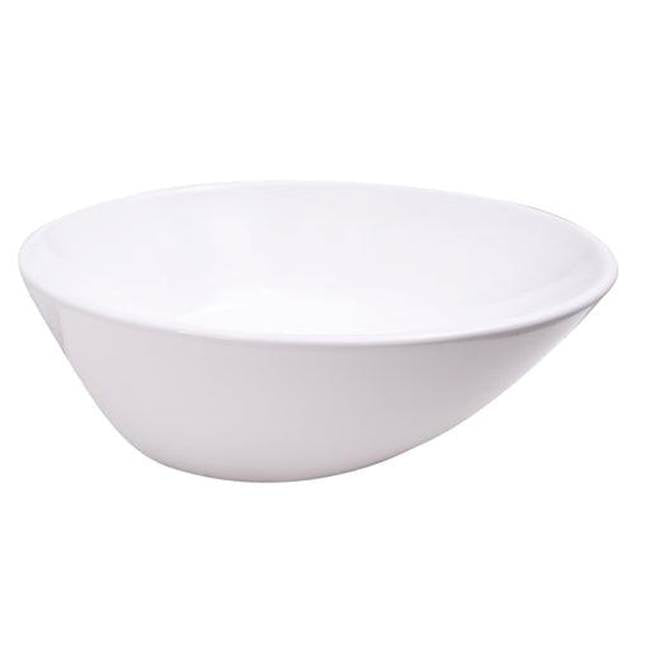 Barclay - Joni 18'' Round Above Counter Basin, White - White