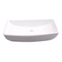 Barclay - Palmyra Above Counter Basin 23-5/8'', Rect, No Fct Hole, WH - White