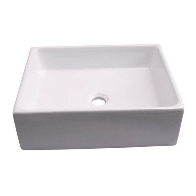 Barclay - Redkey Above Counter Basin 18-1/2'', Rect, No Fct Hole, WH - White