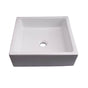 Barclay - Merom Above Counter Basin 15-3/4'',No Faucet Hole,WH - White
