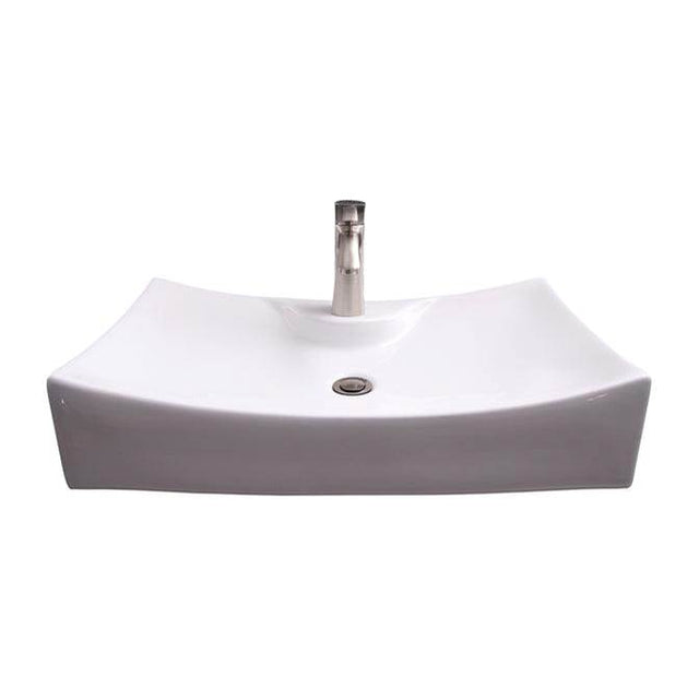 Barclay - Chalmers Wall Hung 26'', 1-Hole, Rect, WH - White