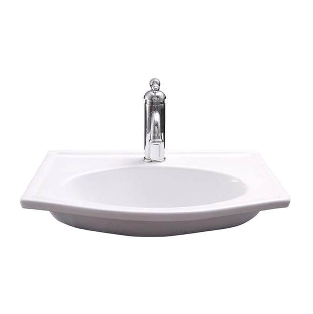Barclay - Carlisle Wall Hung 20'', No Faucet Holes, WH - White