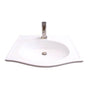 Barclay - Carlisle Wall Hung 24-1/2'', No Faucet Holes, WH - White