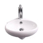 Barclay - Fowler Corner Wall Hung 14'' 1 Hole,Oval Basin, Overflow,WH - White