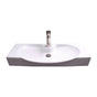 Barclay - Walton Wall Hung 31-1/2'' Rect, Oval Basin,1 Faucet Hole,WH - White