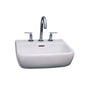 Barclay - Metro 600 Wall-Hung Basin 4'' Center Set, White - White