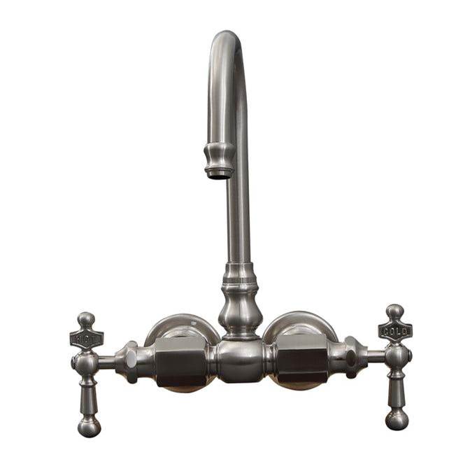 Barclay - Tub Filler w/Code Spout Metal  Lever Hdles, Brushed Nickel - Brushed Nickel