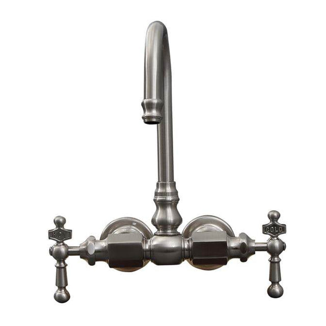 Barclay - Tub Filler w/Code Spout Metal  Lever Hdles, Brushed Nickel - Brushed Nickel