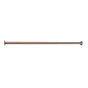 Barclay - 108'' Straight Shower Rod, Antique Brass - Antique Brass