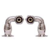 Barclay - Deck Mount Coupler 3-3/8'' to 7'' With Niple Kit, PN - Polished Nickel