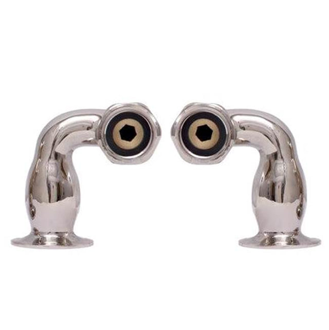 Barclay - Deck Mount Coupler 3-3/8'' to 7'' With Niple Kit, PN - Polished Nickel