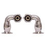 Barclay - Deck Mount Coupler 3-3/8'' to 7'' With Niple Kit, PN - Polished Nickel