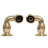 Barclay - Deck Mount Coupler 3-3/8'' to 7'' With Niple Kit, PB - Polished Brass