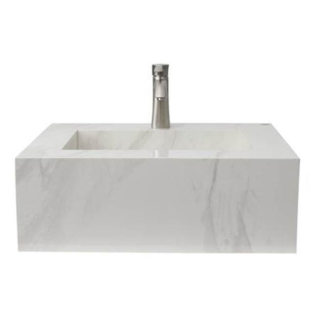 Barclay - Precious 24-7/8'' Porcelain 1- Hole,WallHung,w/Drain BH-Gray - Behind Gray
