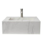 Barclay - Precious 24-7/8'' Porcelain 1- Hole,WallHung,w/Drain BH-Gray - Behind Gray