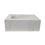 Barclay - Precious 24-7/8'' Porcelain 1- Hole,WallHung,w/Drain Carrara - Carrara