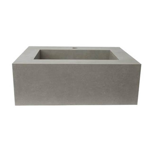 Barclay - Precious 24-7/8'' Porcelain 1- Hole,WallHung,w/Drain CoolGray - Cool Gray