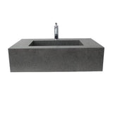 Barclay - Precious 32-3/4'' Porcelain 1- Hole,WallHung,w/Drain BH-Gray - Behind Gray