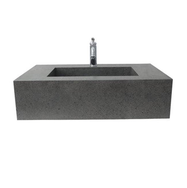 Barclay - Precious 32-3/4'' Porcelain 1- Hole,WallHung,w/Drain BH-Gray - Behind Gray