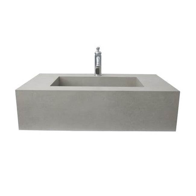 Barclay - Precious 32-3/4'' Porcelain 1- Hole,WallHung,w/Drain CoolGray - Cool Gray