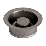 Barclay - Regular Disposer Flange & Stop  Stopper, Brushed Nickel - Brushed Nickel