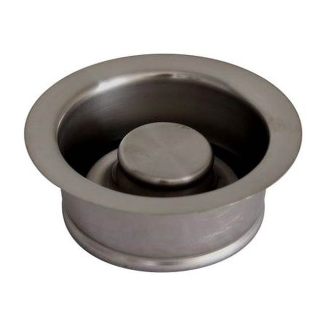 Barclay - Regular Disposer Flange & Stop  Stopper, Brushed Nickel - Brushed Nickel