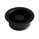 Barclay - Regular Disposer Flange & Stop  Stopper,Matte Black - Matte Black