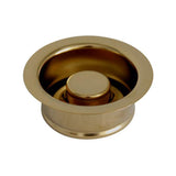 Barclay - Regular Disposer Flange & Stop  Stopper, Polished Brass - Polished Brass