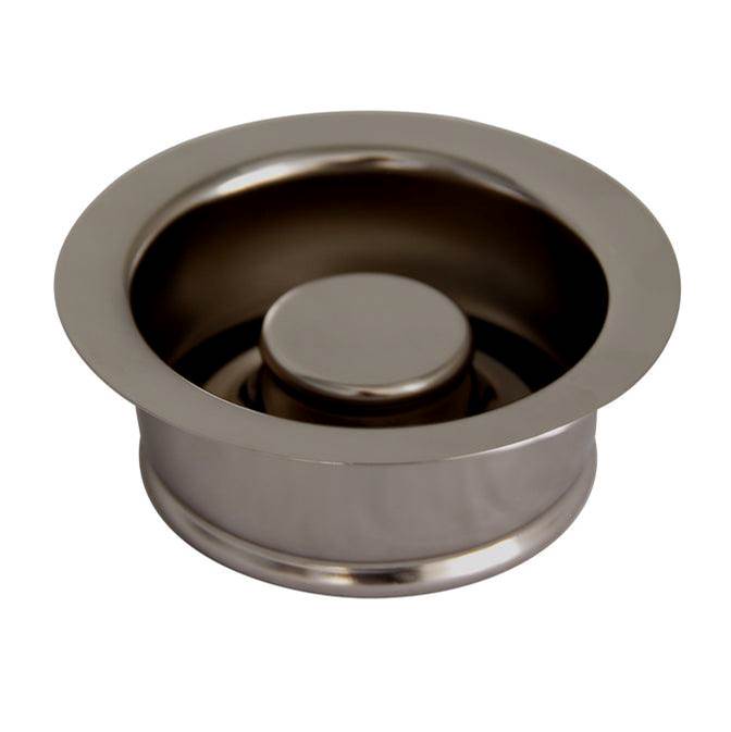 Barclay - Regular Disposer Flange & Stop  Stopper, Polished Nickel - Polished Nickel