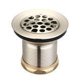 Barclay - Bar Sink Drain 2'' with Steel Grid, Brushed Nickel - Brushed Nickel