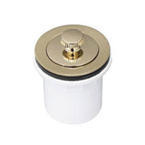 Barclay - Bath Tub Drain Lift n Turn w/ 1-1/2'' Flange PVC Adapter, PB - Polished Brass