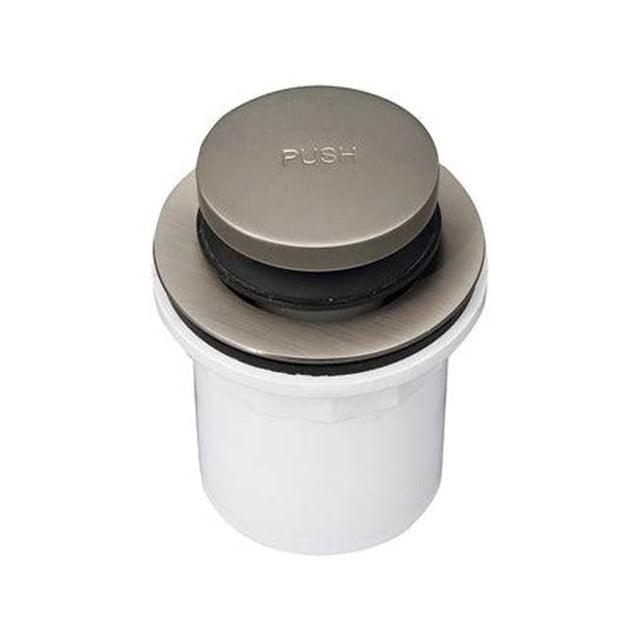 Barclay - Bath Tub Drain Pop UP w/ 1-1/2  Flange PVC Adapter, BN - Brushed Nickel