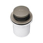 Barclay - Bath Tub Drain Pop UP w/ 1-1/2  Flange PVC Adapter, BN - Brushed Nickel