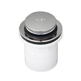 Barclay - Bath Tub Drain Pop UP w/ 1-1/2  Flange PVC Adapter, CP - Polished Chrome