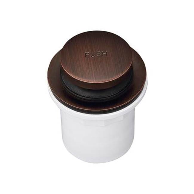 Barclay - Bath Tub Drain Pop UP w/ 1-1/2  Flange PVC Adapter, ORB - Oil Rubbed Bronze