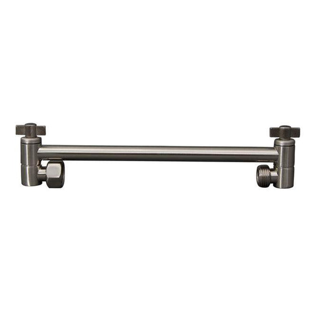 Barclay - 10'' Adjustable Shower Arm ONLY Brushed Nickel - Brushed Nickel