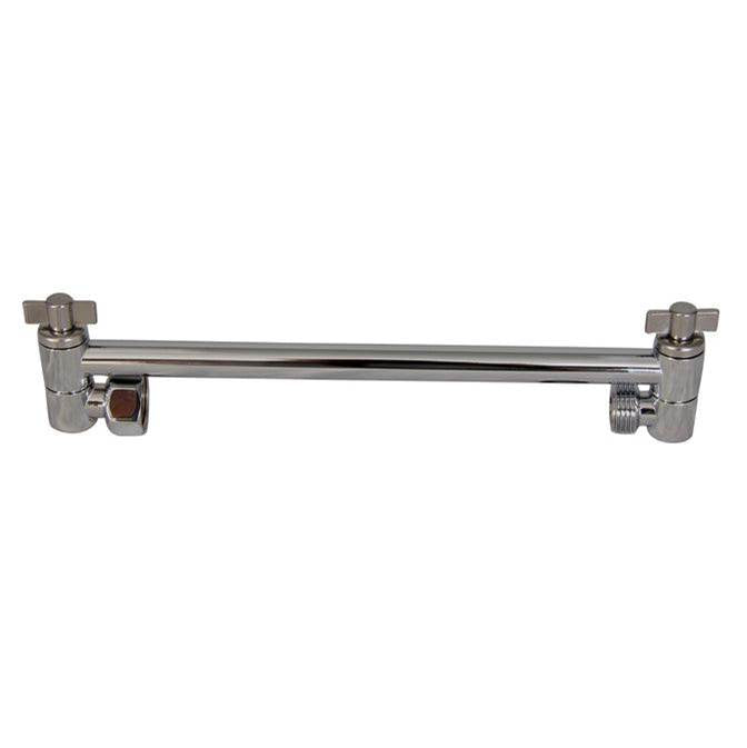Barclay - 10'' Adjustable Shower Arm ONLY Polished Chrome - Polished Chrome