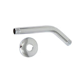 Barclay - 12'' Offset Shower Arm W/Flange x-Hvy 20.5 MM,Solid Brass,CP - Polished Chrome