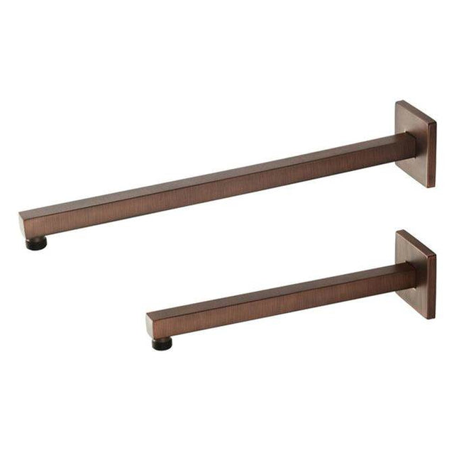 Barclay - 17'' Wallmount Modern Square Shower Arm Tube w/Flange,ORB - Oil Rubbed Bronze