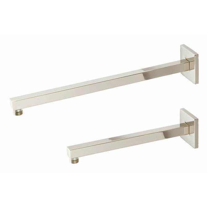 Barclay - 12'' Wallmount Modern Square - Polished Nickel
