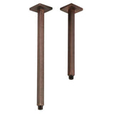 Barclay - 12'' Ceiling Mount Modern Squa Shower Arm Tube w/Flange,ORB - Oil Rubbed Bronze