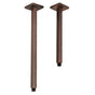 Barclay - 17'' Ceiling Mount Modern Squa Shower Arm Tube w/Flange,ORB - Oil Rubbed Bronze