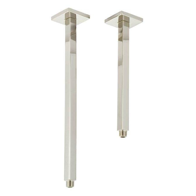 Barclay - 17'' Ceiling Mount Modern Squa Shower Arm Tube w/Flange,PN - Polished Nickel