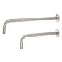 Barclay - 17'' Wallmount L Type/Brass Tube, Shower Arm w/Flange, BN - Brushed Nickel