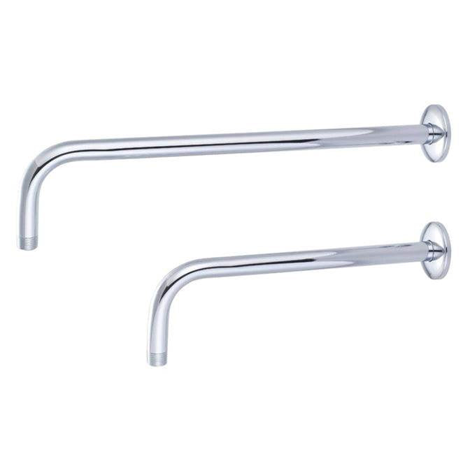 Barclay - 17'' Wallmount L Type/Brass Tube, Shower Arm w/Flange, CP - Polished Chrome