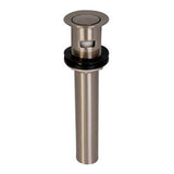 Barclay - Press Type Pop-Up Drain w/ Plated Part,w/OF hole, BN - Brushed Nickel