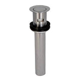 Barclay - Press Type Pop-Up Drain w/ Plated Part,w/OF hole, CP - Polished Chrome