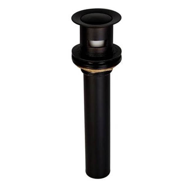 Barclay - Press Type Pop-Up Drain w/ Plated Part,w/OF hole, MB - Matte Black